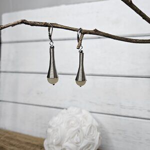 Handmade Lemon Quartz Silver Dangle Earrings